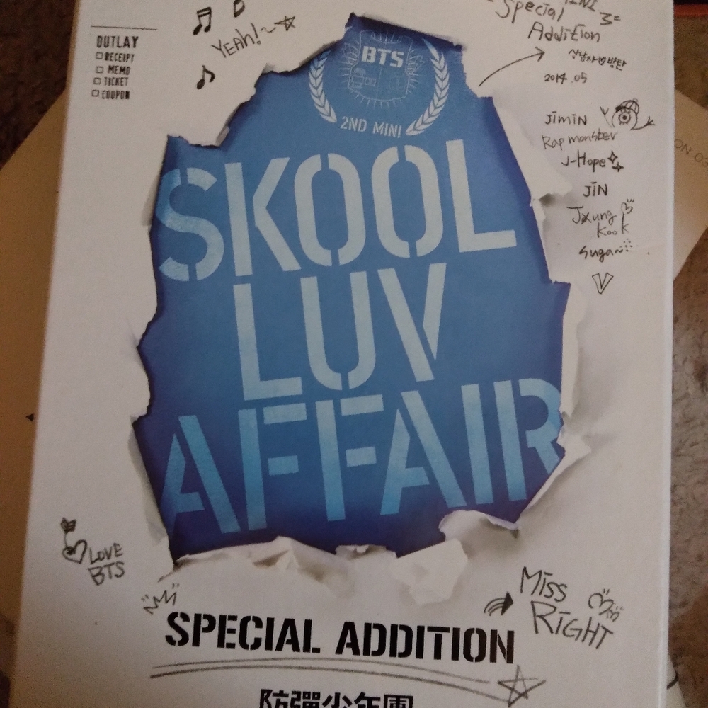Bts school luv affair album with tae pc